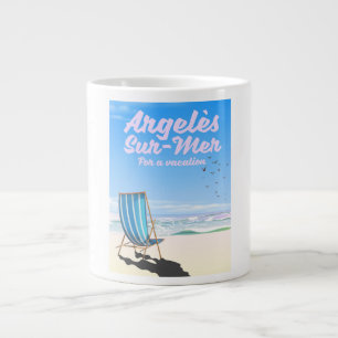 Grande Tasse argelès-sur-mer France affiche de voyage