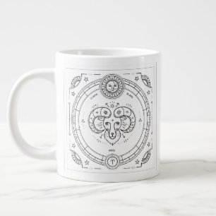 Grande Tasse Aries Zodiac Custom Birthday Mug