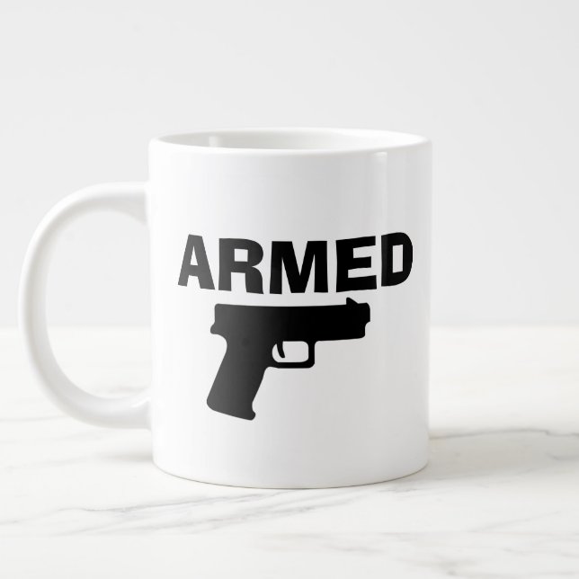 Grande Tasse ARMÉE ET POLITE Jumbo Mug (Gauche)
