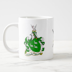 Grande Tasse Armoiries irlandaises d'Ahearne personnalisées
