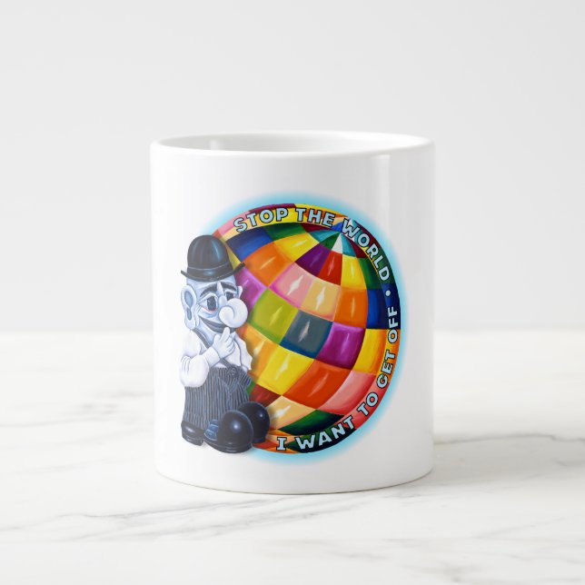 Grande Tasse Arrêter le monde (Devant)