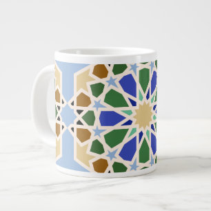 Grande Tasse Arrière - plan Motif islamique