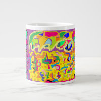 Art Abstrait comme Josephs Manteau multicolore !