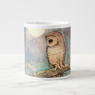 Grande Tasse Art animalier de la chouette tachetée