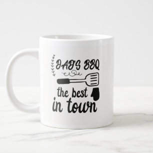 Grande Tasse art de mots Cool Dad's BBQ