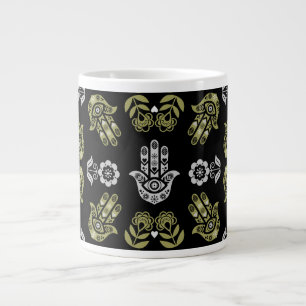 Grande Tasse Art de protection de la main Hamsa