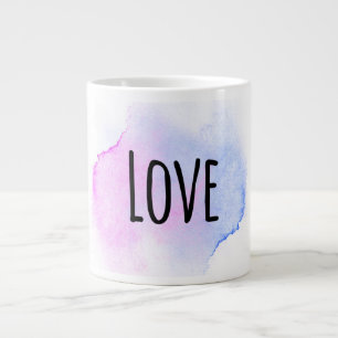 Grande Tasse *~* Attirer bon amour Emoto Aquarelle INTENTION 