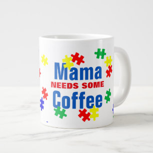 Grande Tasse Autism Mama - Jumbo Mug