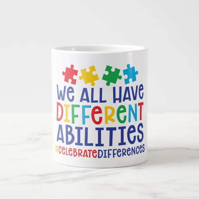 Grande Tasse Autisme Jumbo Mug (Devant)