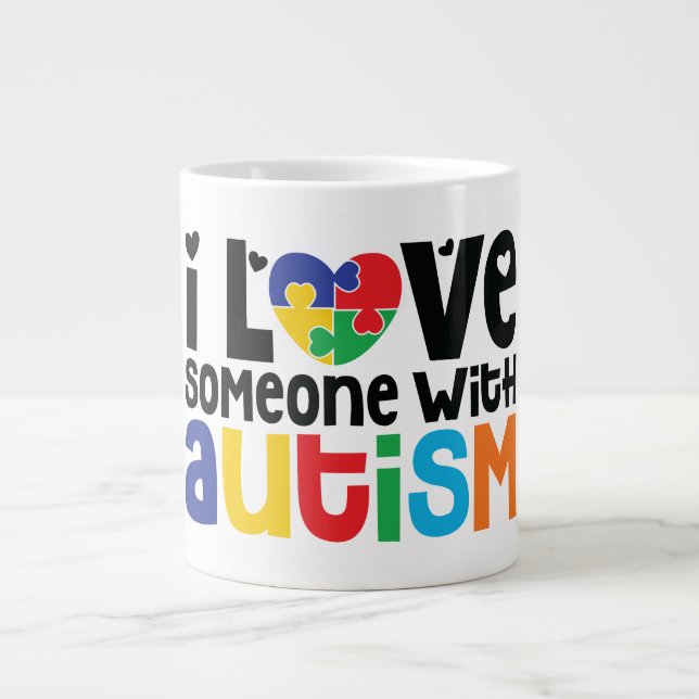 Grande Tasse Autisme Jumbo Mug (Devant)