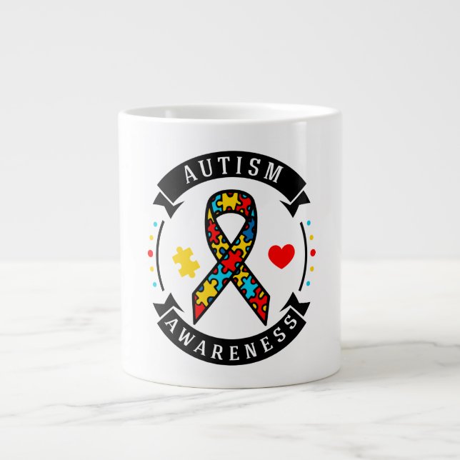 Grande Tasse Autisme Jumbo Mug (Devant)