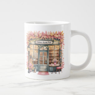 Grande Tasse Autumn Dreams Café Mug — Cozy Floral Bookshop