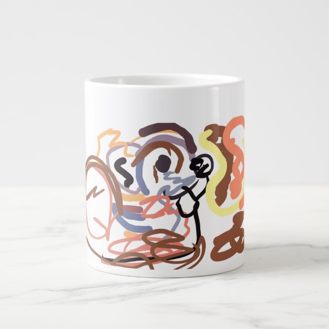 Grande Tasse Autumn squirrel Joy (Devant)
