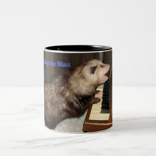 Grande tasse avec l'opossum de chant (Centre)