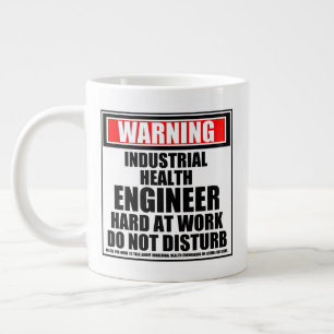 Grande Tasse Avertissement Ingénieur En Santé Industrielle Dure