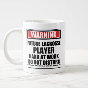 Grande Tasse Avertissement Joueur de crosse de l'avenir dur au