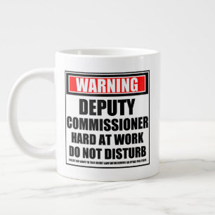 Grande Tasse Avertissement Sous-Commissaire À L'Oeuvre