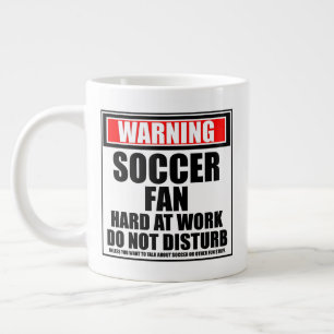 Grande Tasse Avertissement Ventilateur De Football Dur Au Trava