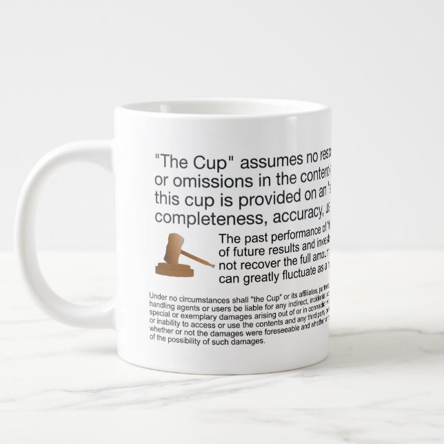 Grande Tasse Avocat Mug (Gauche)