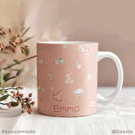 Grande Tasse Baby shower d'automne Boho Personnalisé