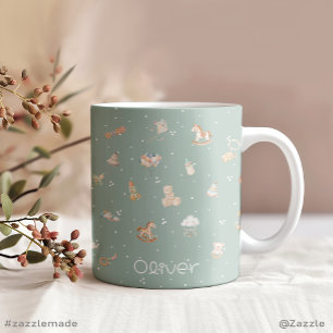 Grande Tasse Baby shower d'automne Boho Personnalisé