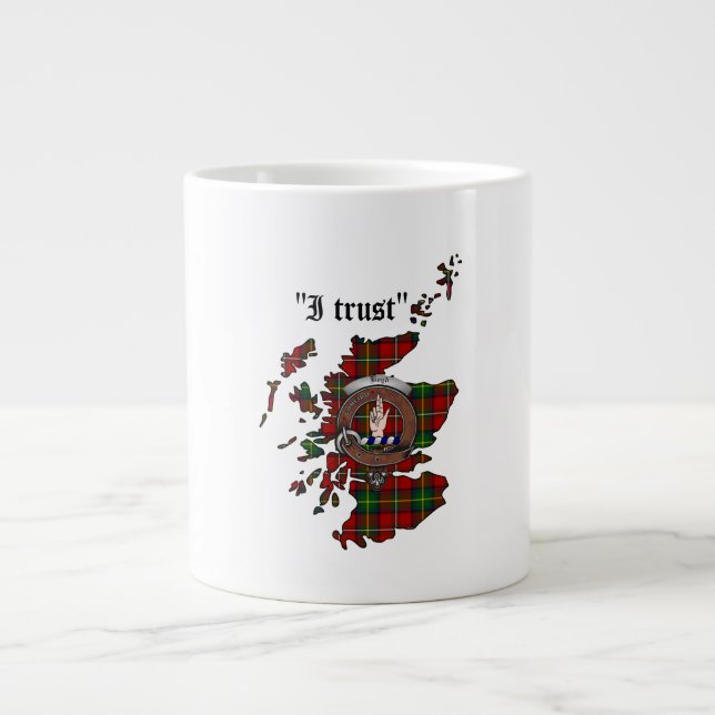 Grande Tasse Badge de clan de garçon Jumbo Mug (Devant)