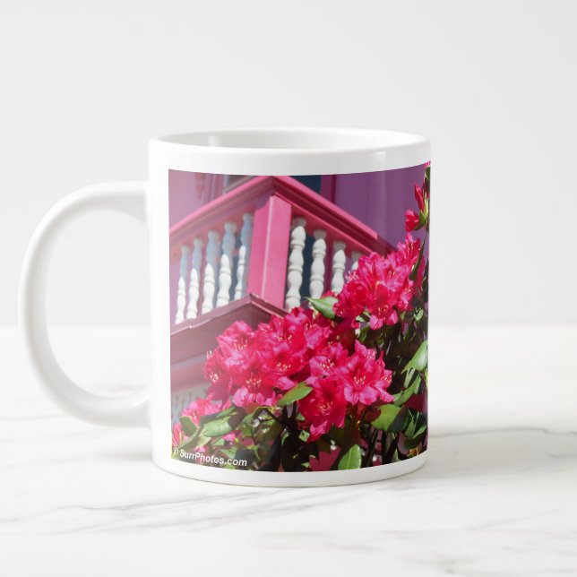 Grande Tasse Balcon de printemps rose - Vignoble de Martha (Gauche)