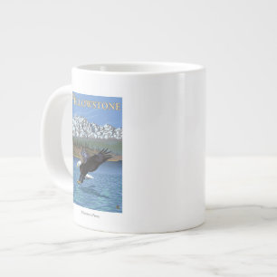 Grande Tasse Bald Eagle Diving - West Yellowstone, MT