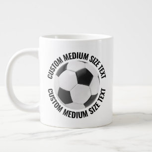 Grande Tasse Balle de football personnalisée de taille moyenne 