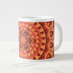Grande Tasse Base Brown Mandala