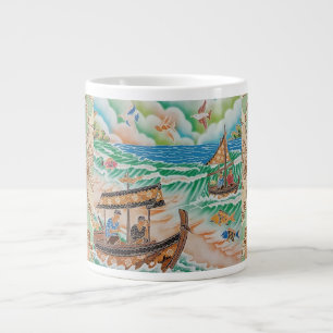 Grande Tasse Bateau à voile Batik Serenade, Spécialité Mug