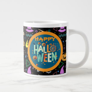 Grande Tasse Beau coloré Effrayant Halloween Motifs