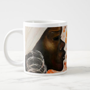 Grande Tasse Beauté africaine Jolie femme Mug