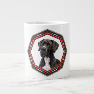 Grande Tasse Beautiful Great Dane In A Frame