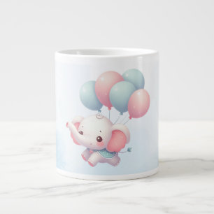 Grande Tasse bébé éléphant avec ballons