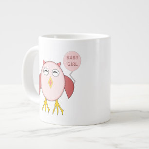 Grande Tasse Bébé rose mignonne Chouette Mug