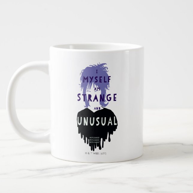 Grande Tasse Beetlejus | Lydia Graphisme "étrange et inhabituel (Gauche)