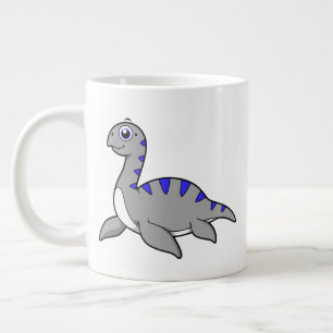 Grande Tasse Belle Illustration D'Un Monstre Loch Ness.