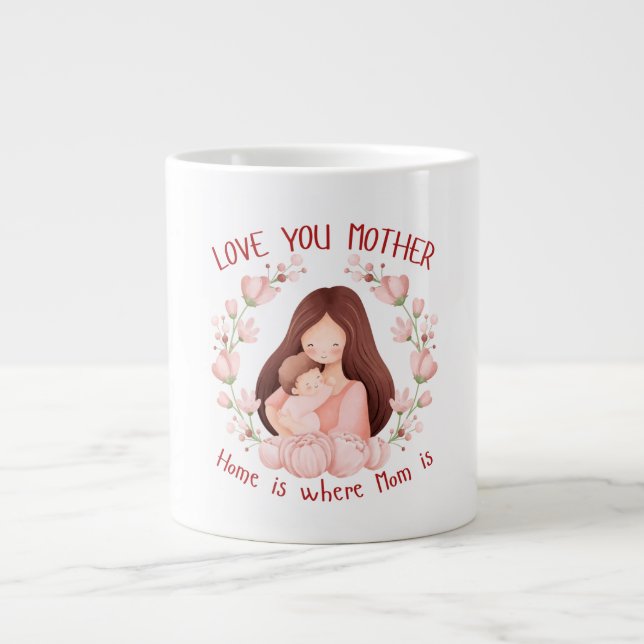 Grande Tasse Belle Mug de Mère (Devant)