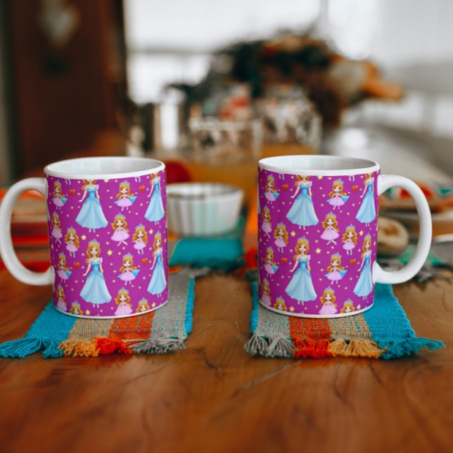 Grande Tasse Belle Princesse en céramique (Créateur téléchargé)