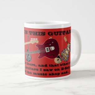Grande Tasse Besoin d'un nouveau café de guitare