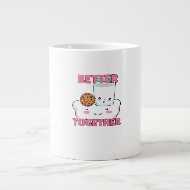 Grande Tasse Better Together Chocolate Chip Cookie and Milk Pla (Devant)