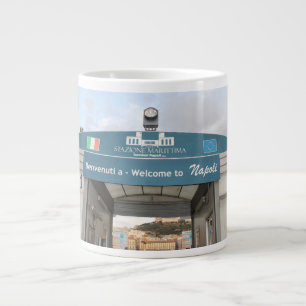 Grande Tasse Bienvenue à Napoli, Naples, Italie, photographie,