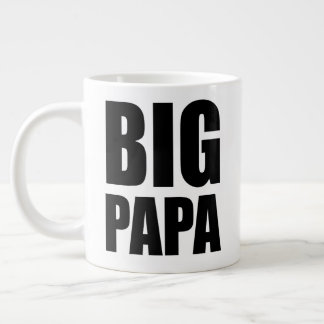 Grande Tasse Big Papa Jumbo 20oz Mug, Papa Gift Mug