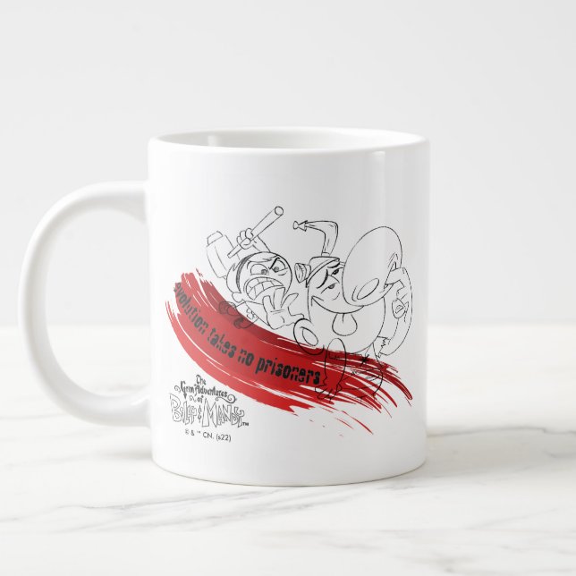 Grande Tasse Billy & Mandy - L'évolution ne prend pas de prison (Gauche)