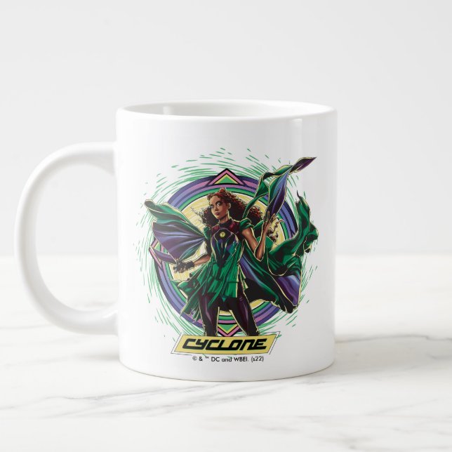 Grande Tasse Black Adam | Cyclone Character Graphic (Gauche)
