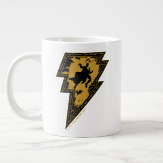 Grande Tasse Black Adam Distressed Lightning Bolt Graphic