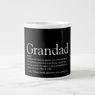 Grande Tasse Black and White Modern Fun Cool Brother Définition