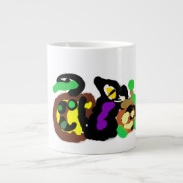 Grande Tasse Black Cat Halloween amusant