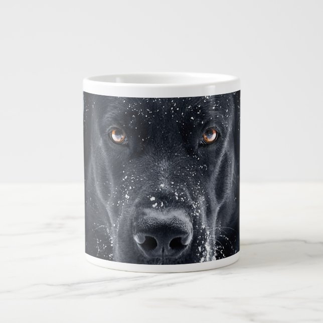Grande Tasse Black German Shepherd (Devant)